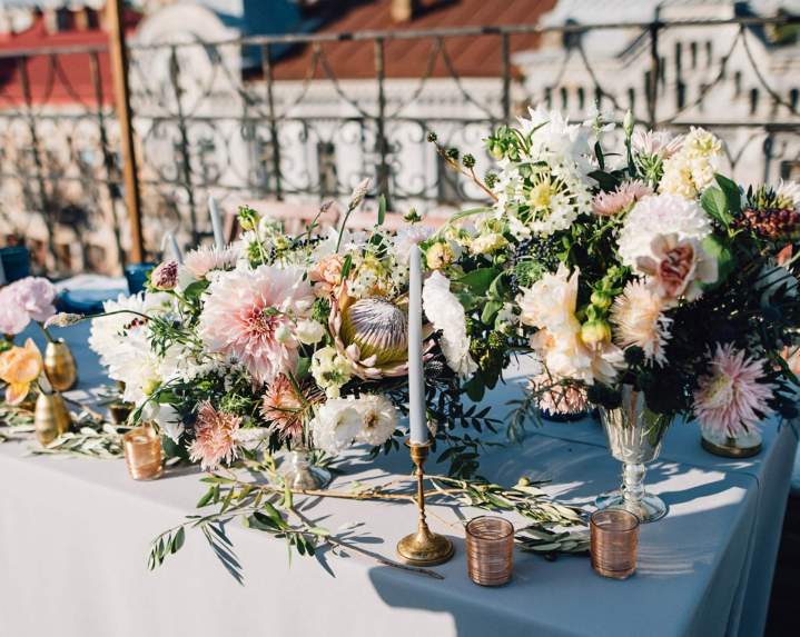 Fleurs pour anniversaire et baptême.